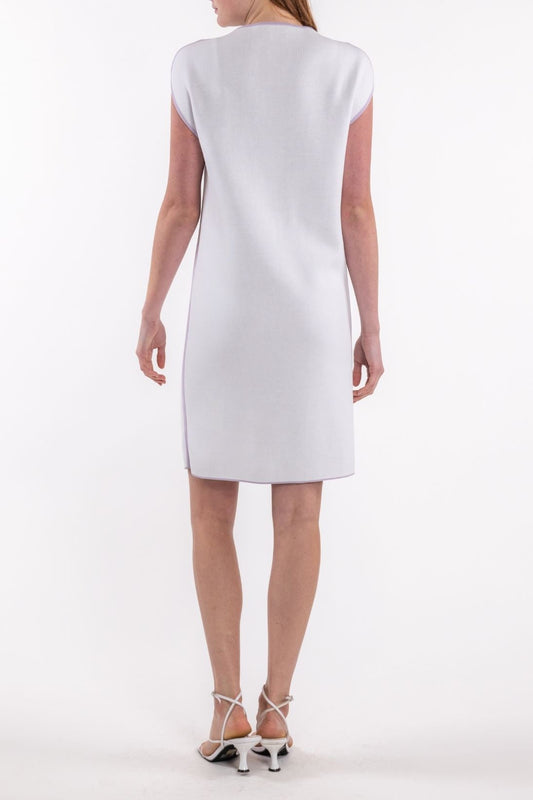 REVERSIBLE MOCK NECK DRESS